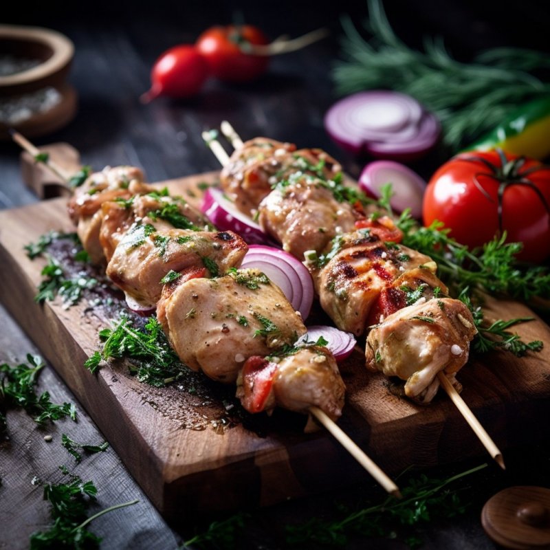 Шашлык из куриной голени